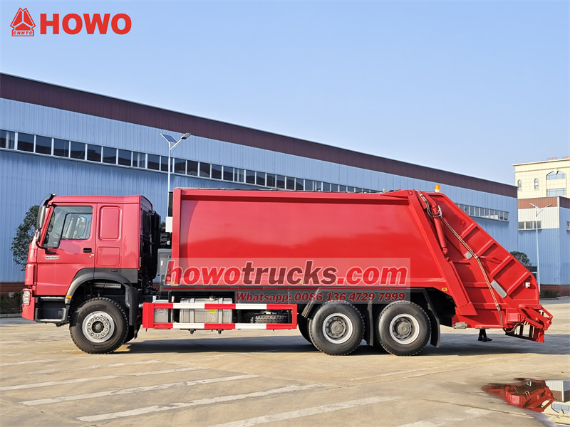 HOWO 20000L garbage compactor truck