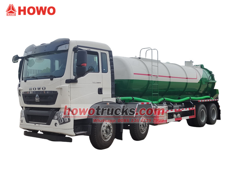 HOWO 8×4 vacuum tank truck