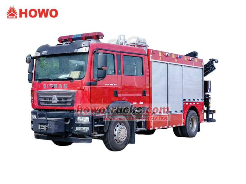 HOWO fire rescue truck