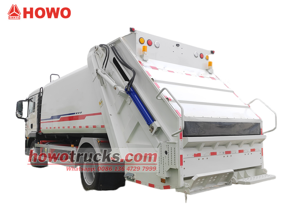 HOWO 16cbm rear loader compactor