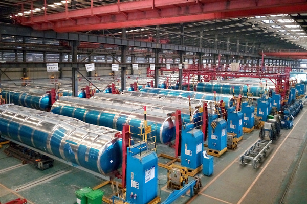 Aluminium alloy fuel tanker warehouse