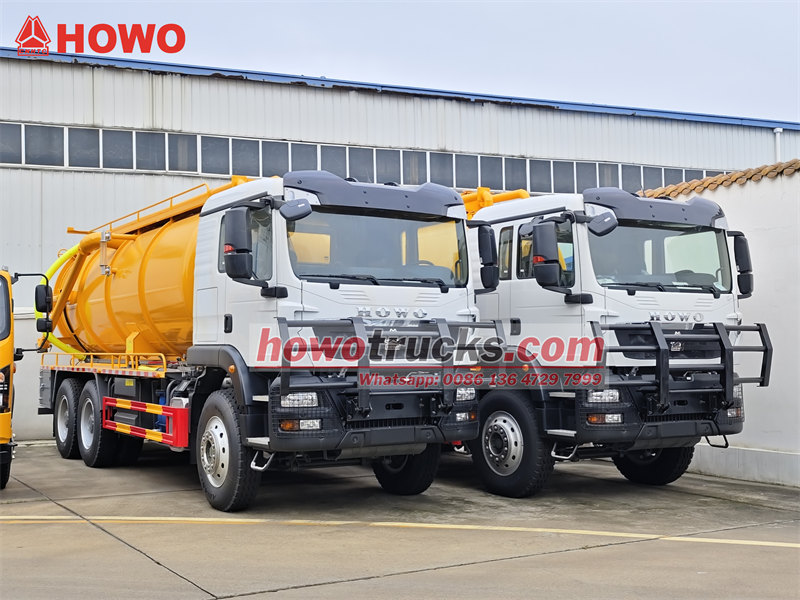 HOWO vacuum septic tank trucks for export