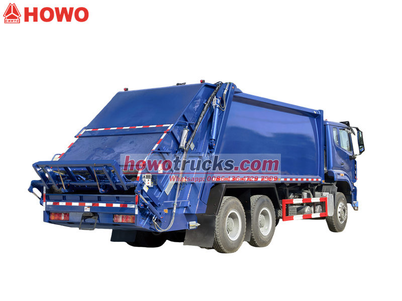Howo 6x4 garbage compactor truck
