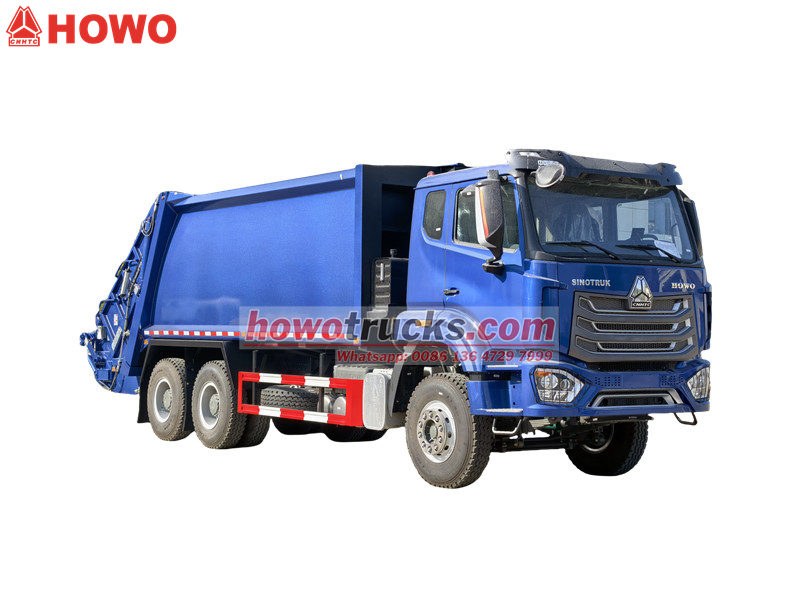 Howo heavy garbage compactor truck