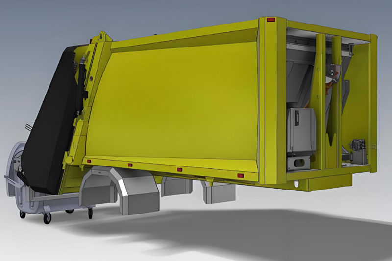 Howo garbage compactor truck
