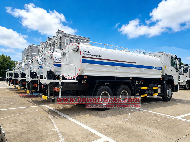 HOWO water wagon trucks factory