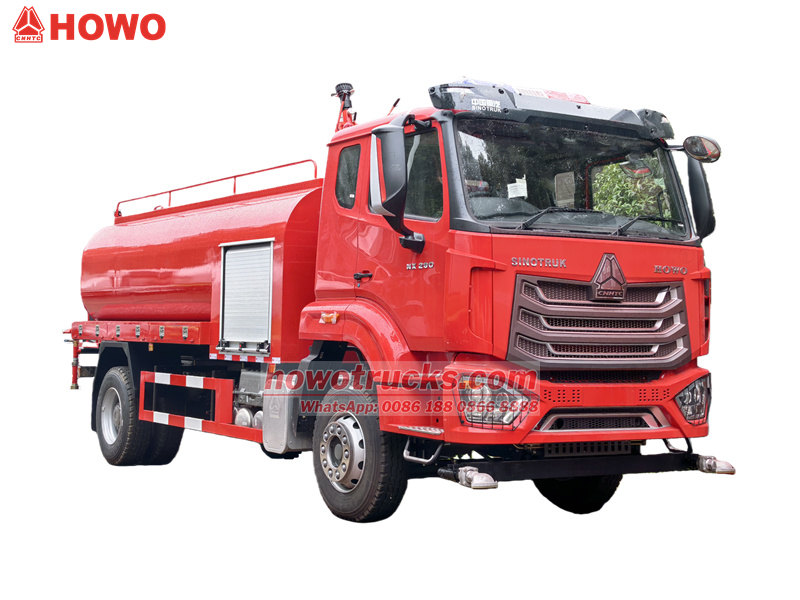 HOWO NX fire water sprinkler truck