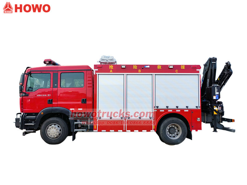 Howo TX fire rescue truck 
