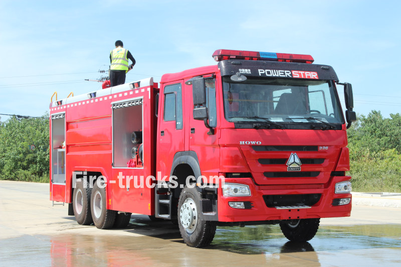 HOWO Foam Water Fire Truck Accessories List