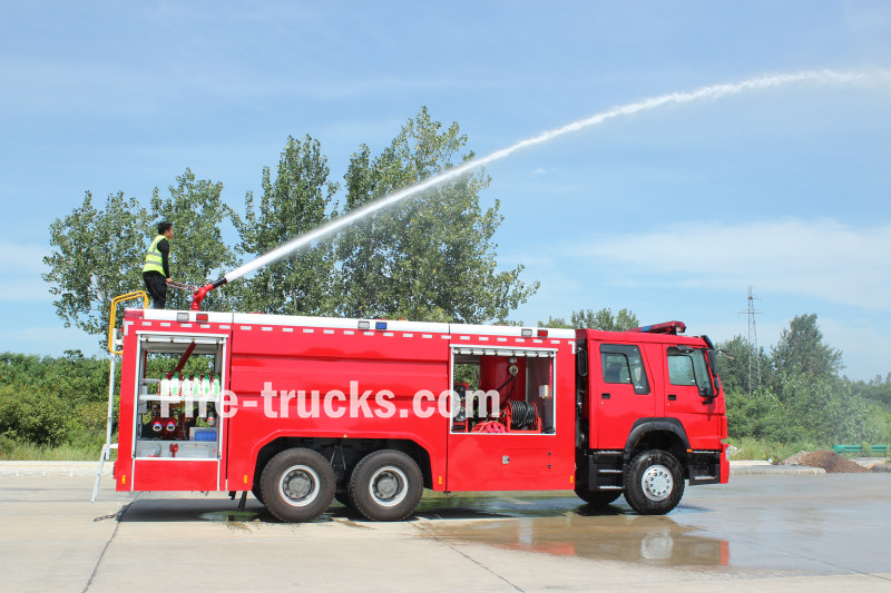 HOWO Foam Water Fire Truck Accessories List