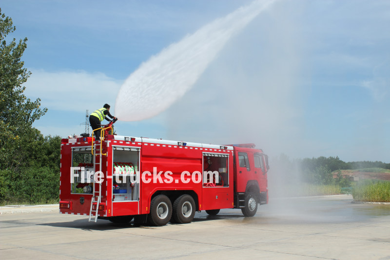 HOWO Foam Water Fire Truck Accessories List