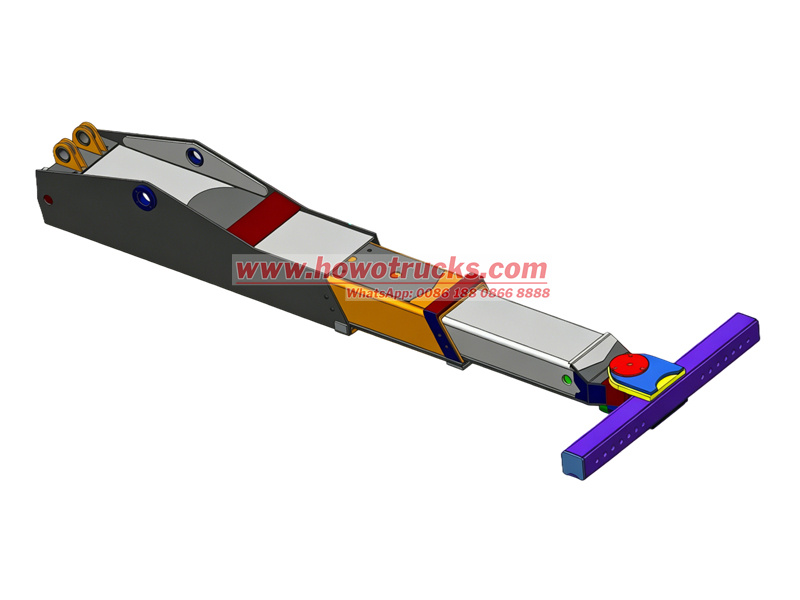 HOWO NX heavy duty wrecker tow truck drawing