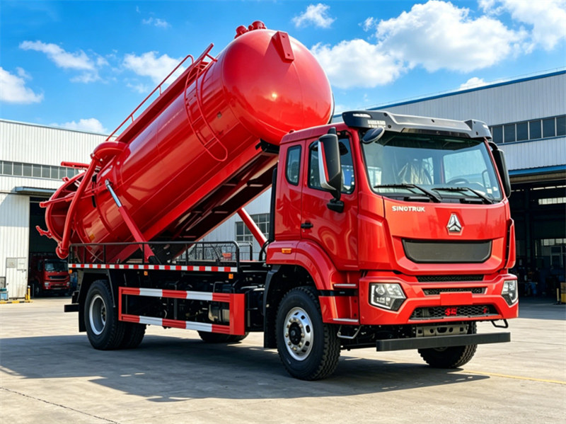 HOWO 10000L sewage vacuum tank truck HOWO 10000L sewage vacuum tank truck