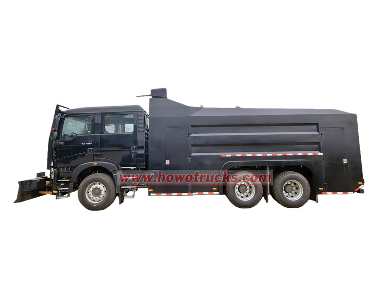 HOWO Fire Water Cannon Riot Truck