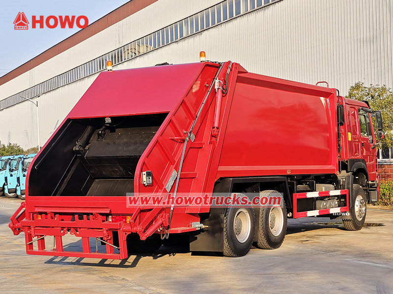 HOWO 6x4 garbage compactor truck