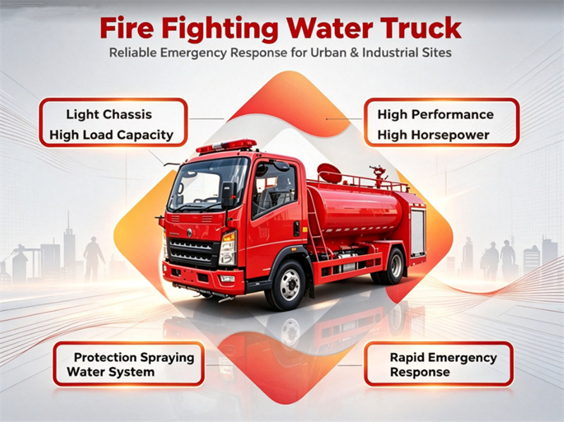 HOWO light fire fighting truck
